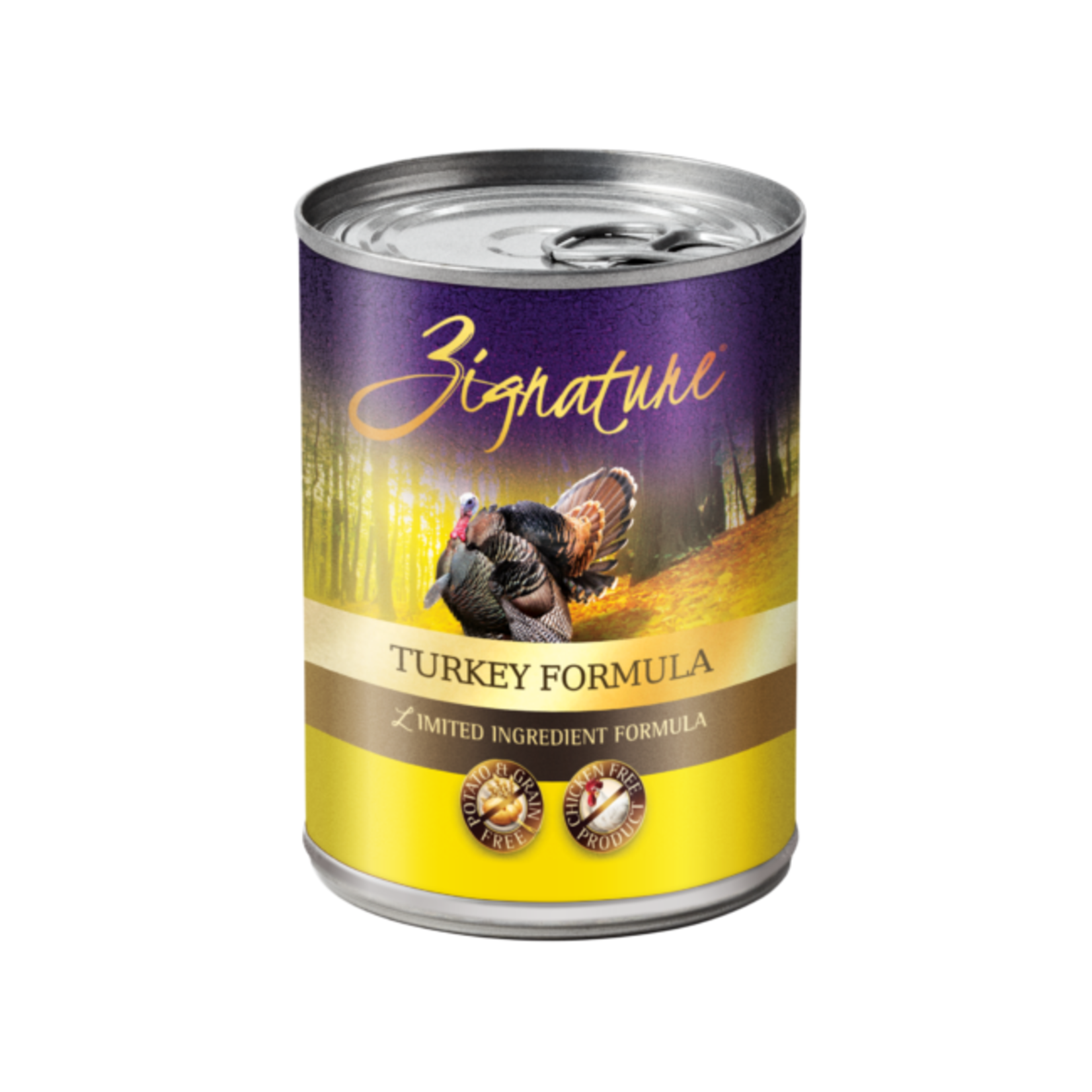 Zignature Zignature Wet Dog Food Turkey Formula 13oz Can Limited Ingredient Formula Grain Free