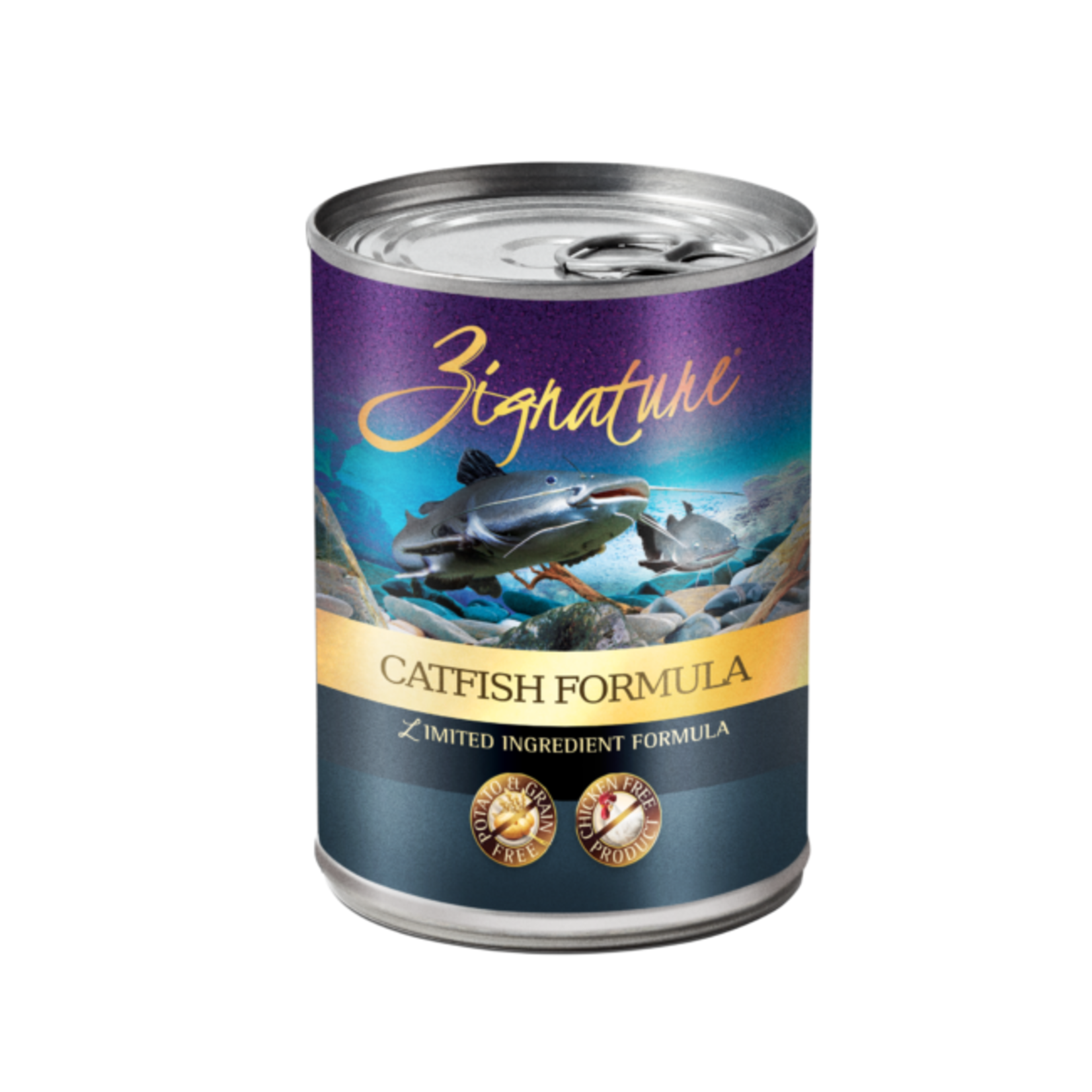 Zignature Zignature Wet Dog Food Catfish Formula 13oz Can Limited Ingredient Formula Grain Free