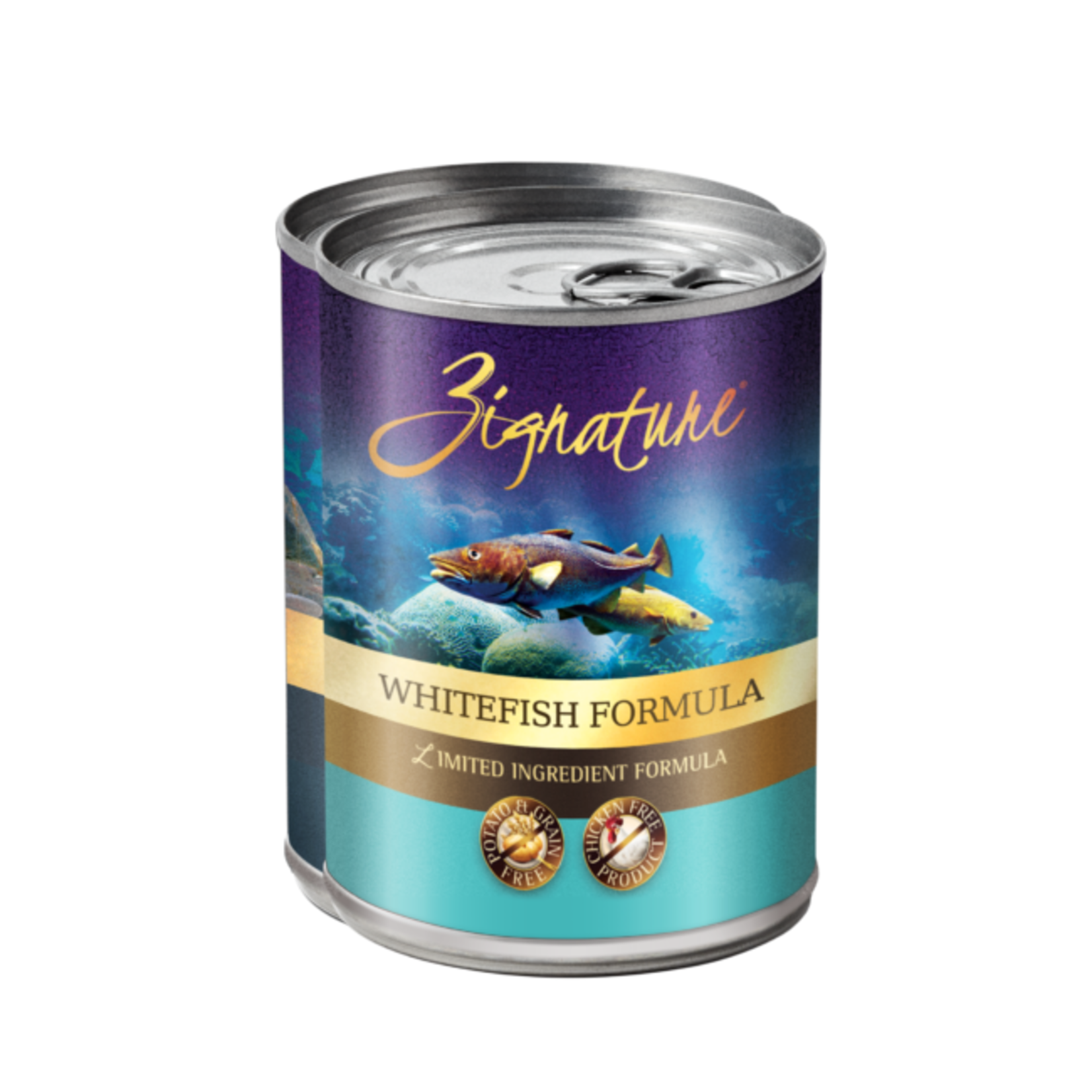 Zignature Zignature Wet Dog Food Whitefish Formula 13oz Can Limited Ingredient Formula Grain Free