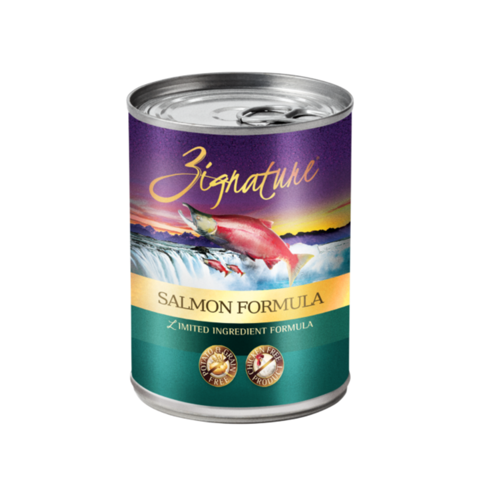 Zignature Zignature Wet Dog Food Salmon Formula 13oz Can Limited Ingredient Formula Grain Free