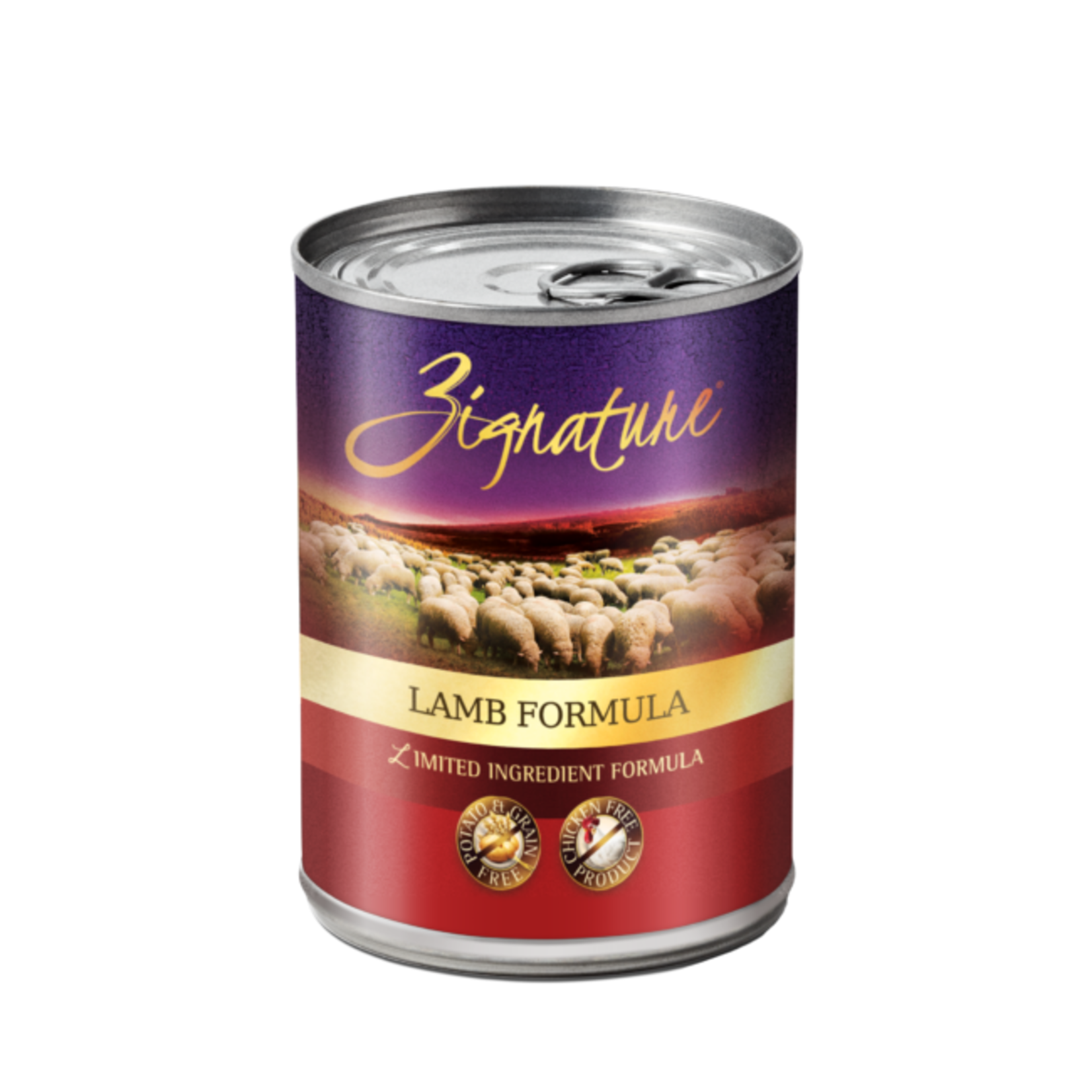 Zignature Zignature Wet Dog Food Lamb Formula 13oz Can Limited Ingredient Formula Grain Free