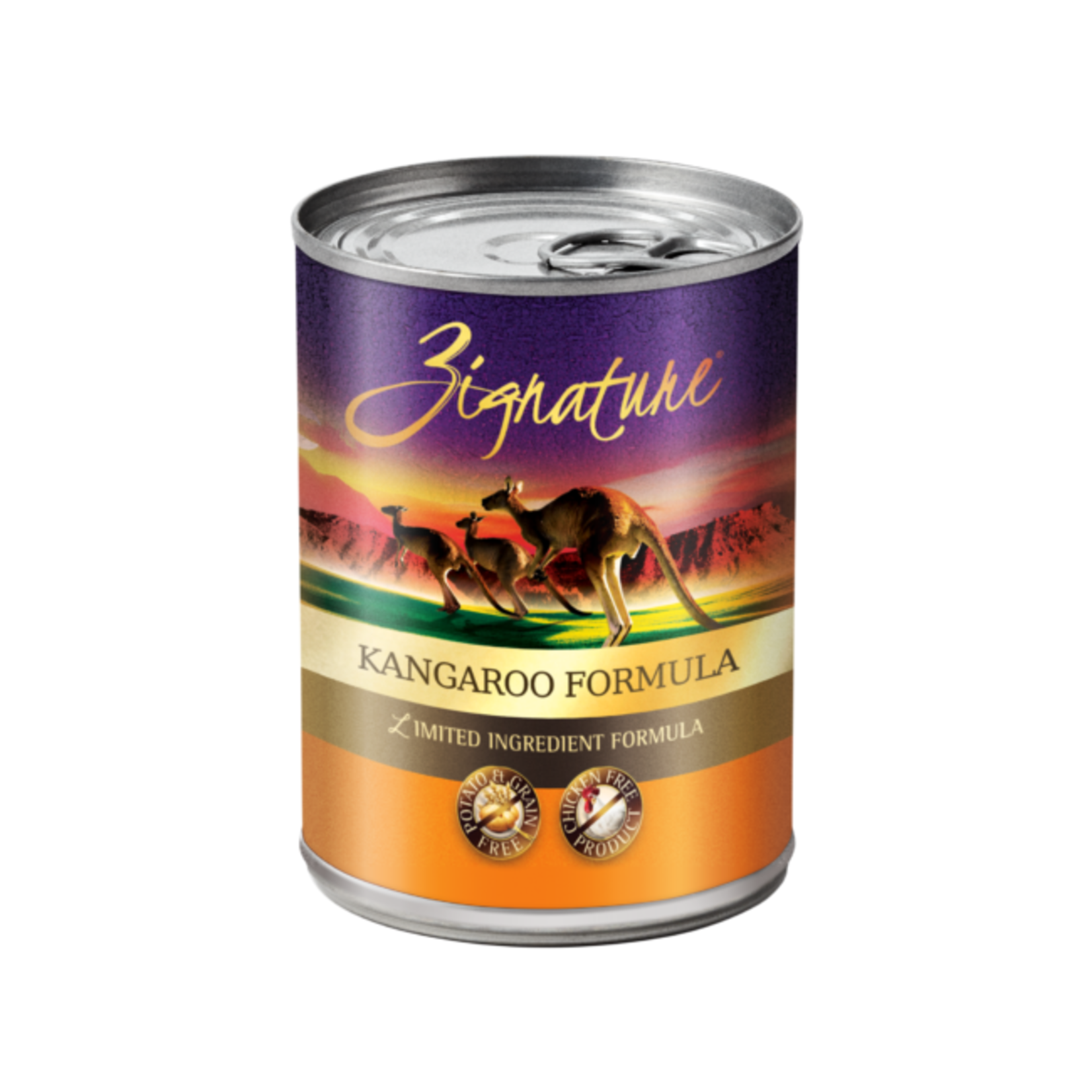 Zignature Zignature Wet Dog Food Kangaroo Formula 13oz Limited Ingredient Formula Grain Free