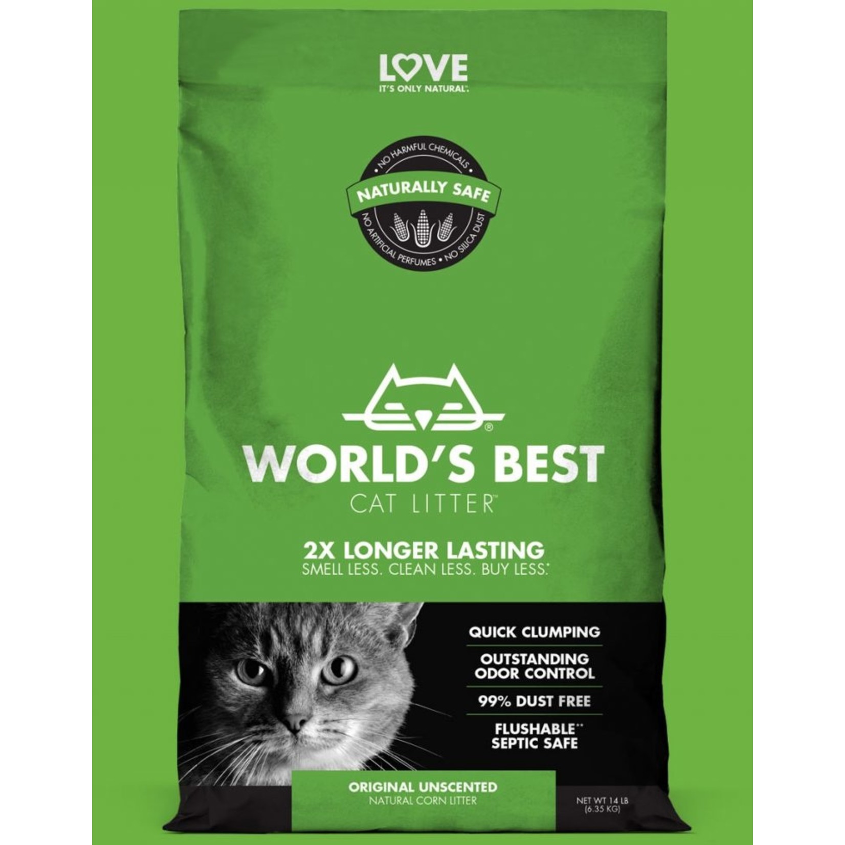 Worlds Best Cat Litter World's Best Cat Litter Original Clumping Unscented
