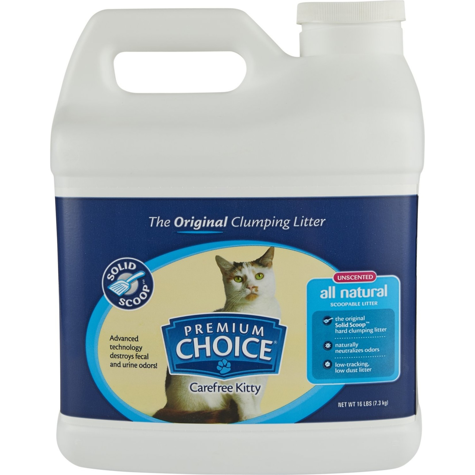 American Colloid Premium Choice Carefree Kitty Unscented All Natural Cat Litter
