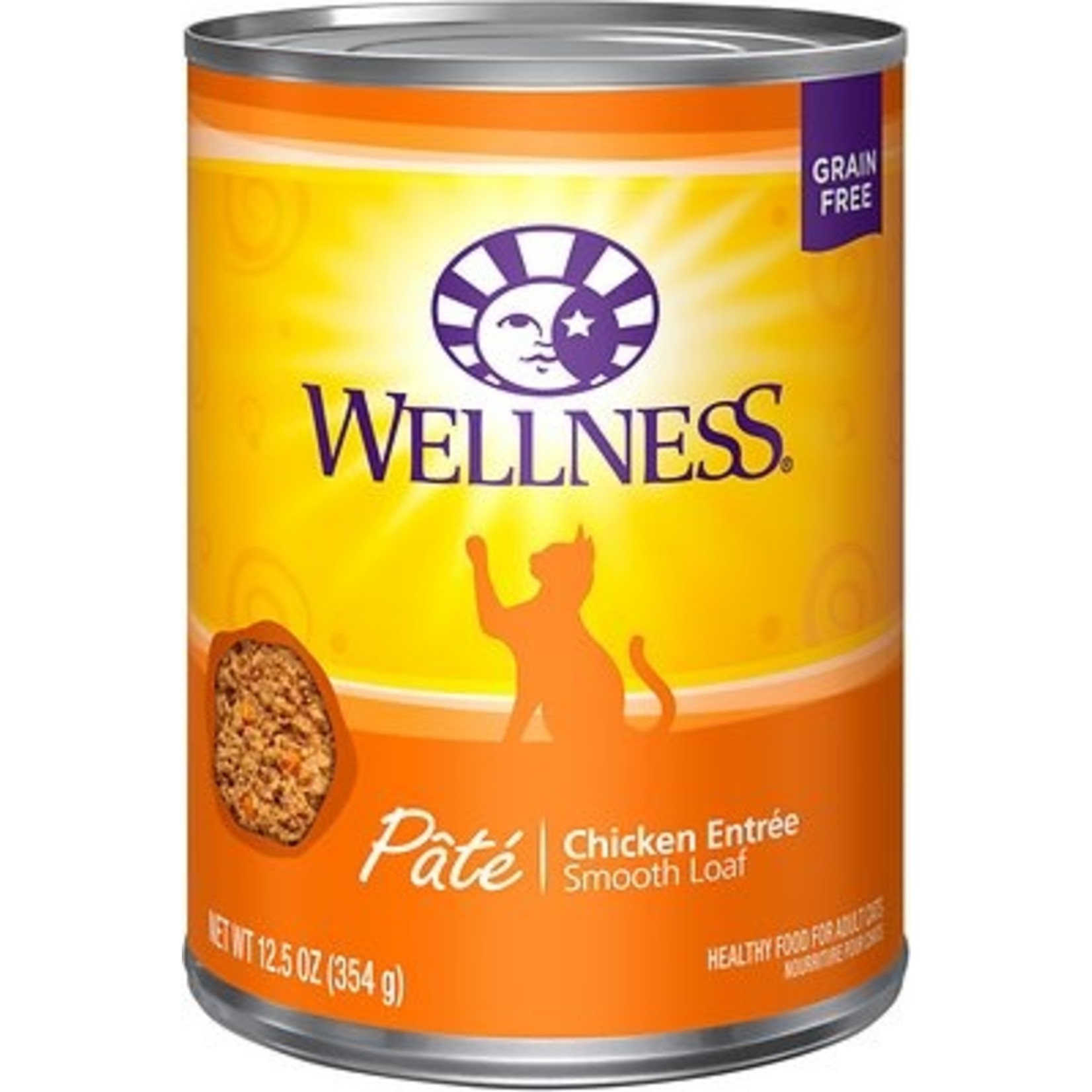 Wellness Wellness Wet Cat Food Complete Health Pate Chicken Entree 12oz Can Grain Free
