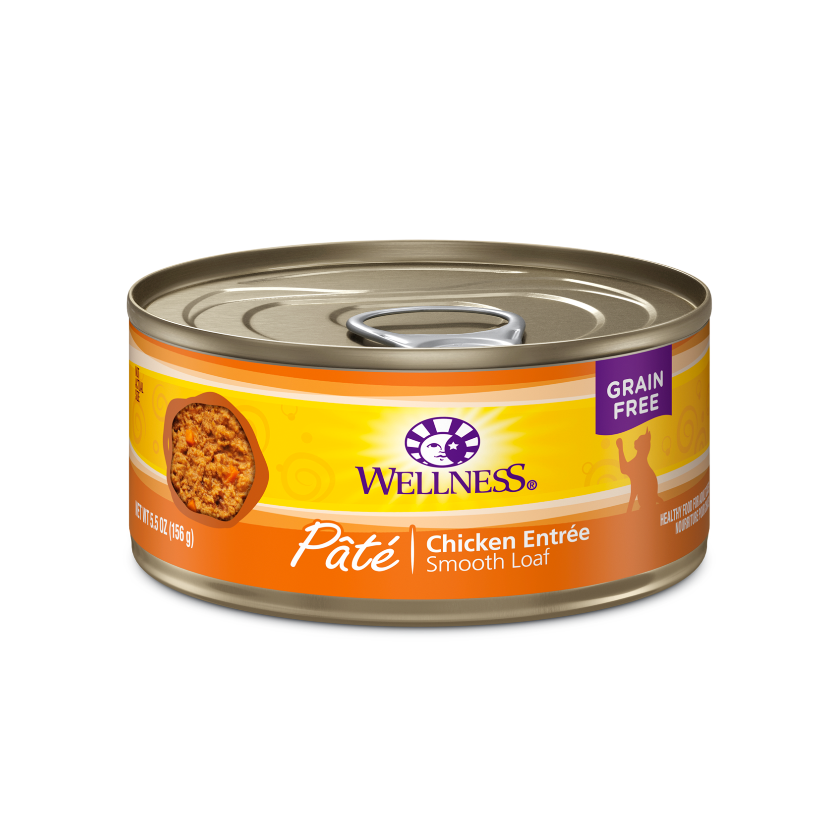 Wellness Wellness Wet Cat Food Complete Health Pate Chicken Entree 5.5oz Can Grain Free