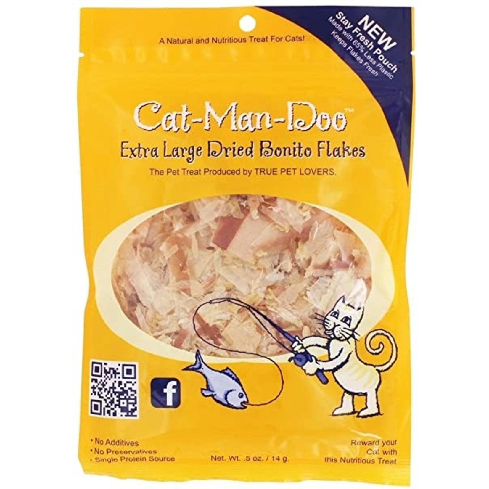 Catmandoo Cat-Man-Doo Extra Large Dried Bonito Flakes Cat Treat