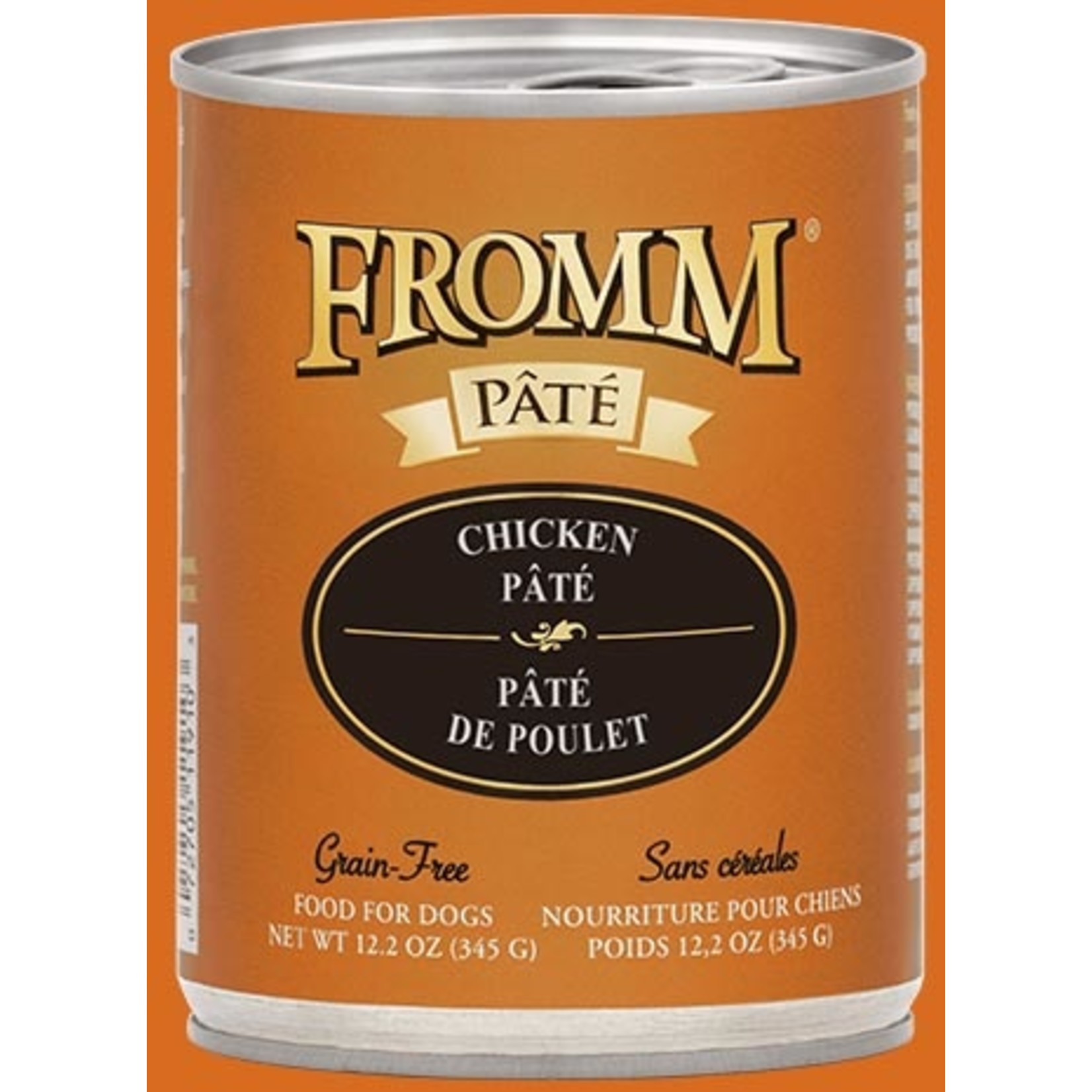 Fromm Fromm Wet Dog Food Chicken Pate 12.2oz Can Grain Free