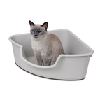 Pioneer Pet Products / Smart Cat SmartCat Corner Litter Pan Gray