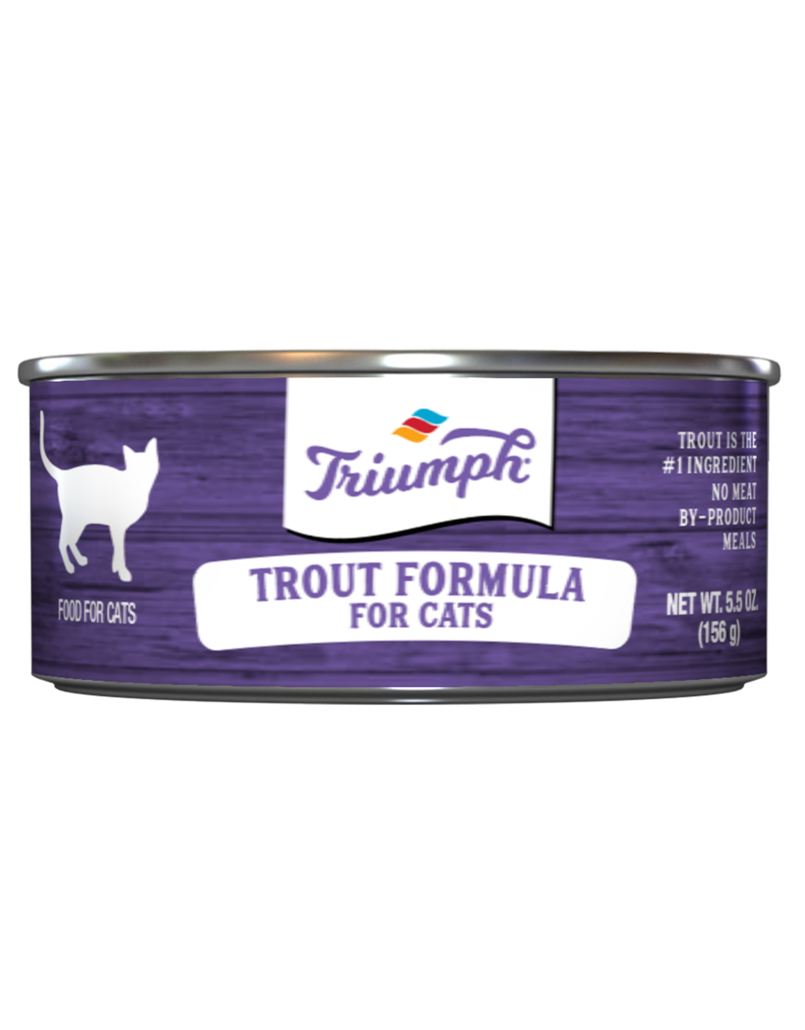 Triumph Wet Cat Food Trout Formula 5.5oz Can Howl