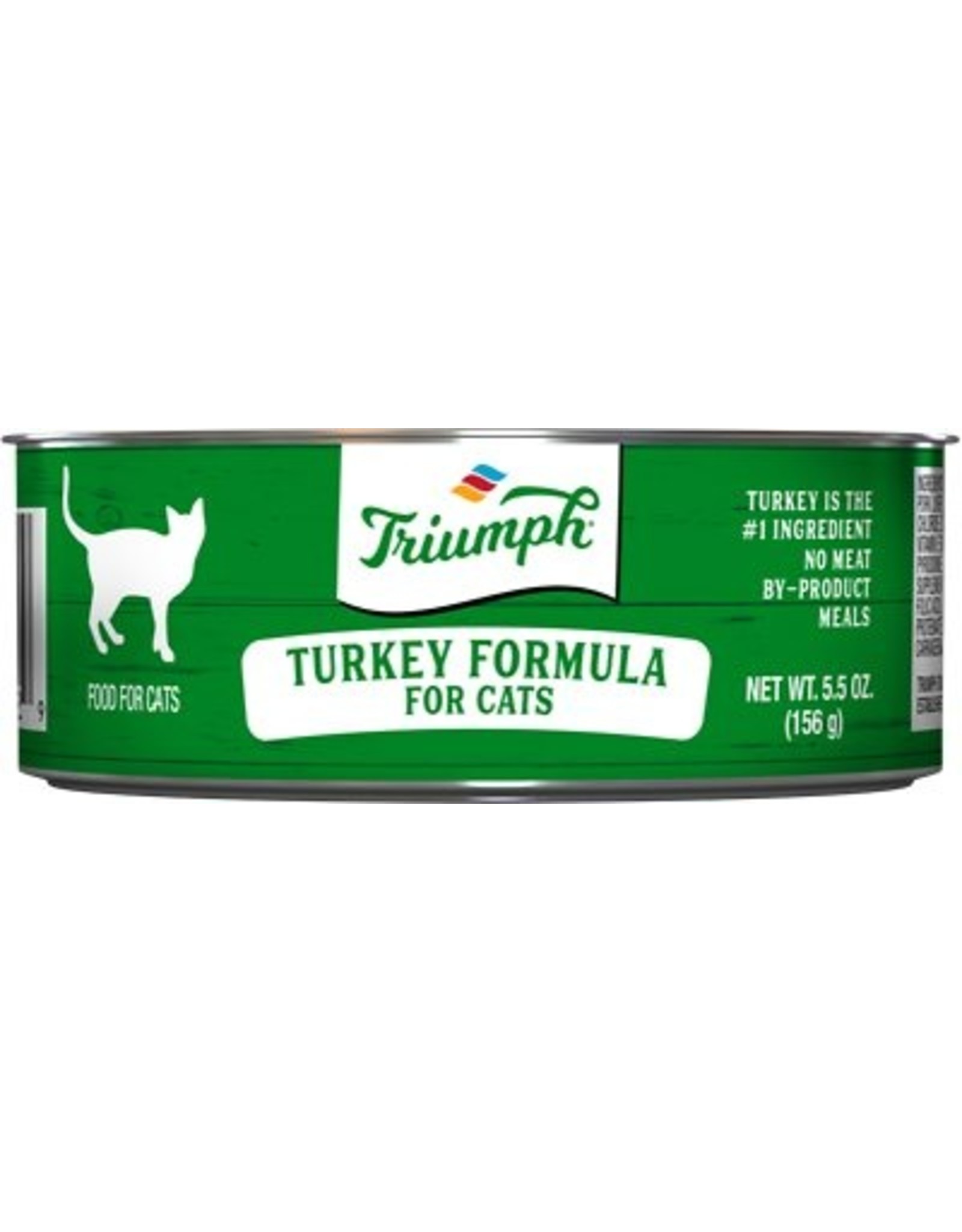 Triumph Wet Cat Food Turkey Formula 5.5oz Can Howl, Inc.