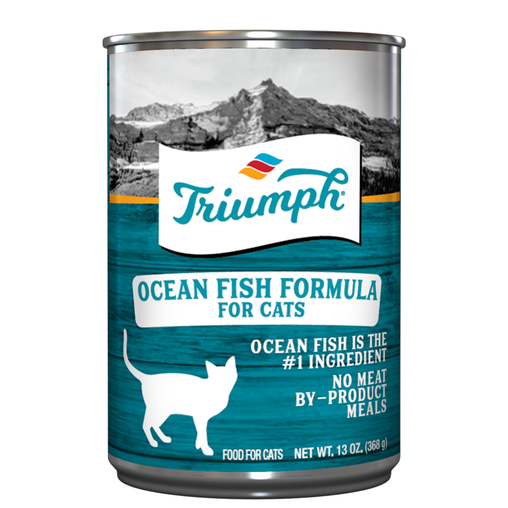 Triumph Triumph Wet Cat Food Ocean Fish Formula 13oz Can