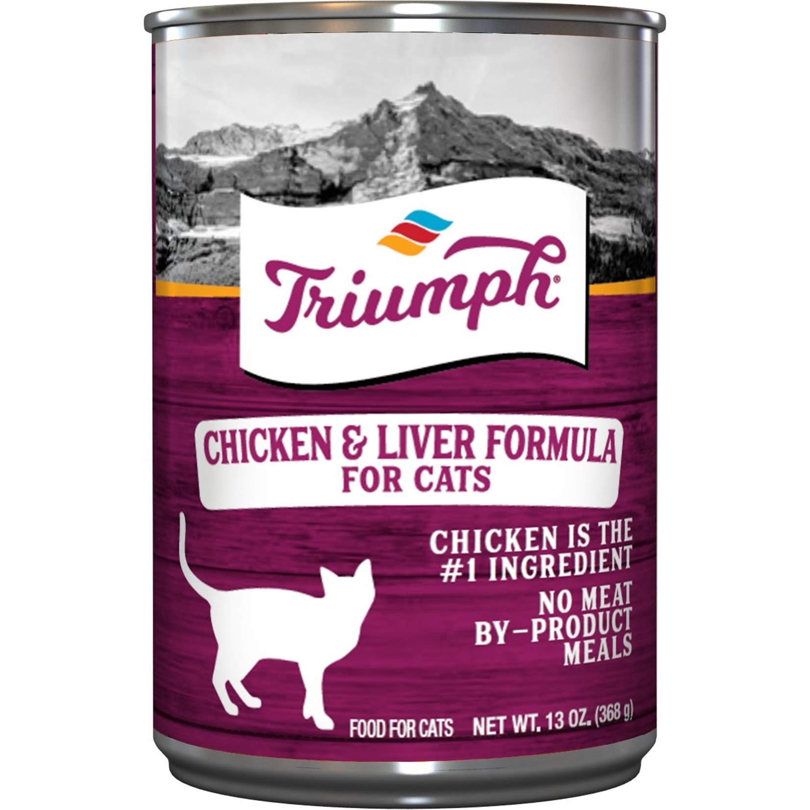 Triumph Triumph Wet Cat Food Chicken & Liver Formula 13oz Can