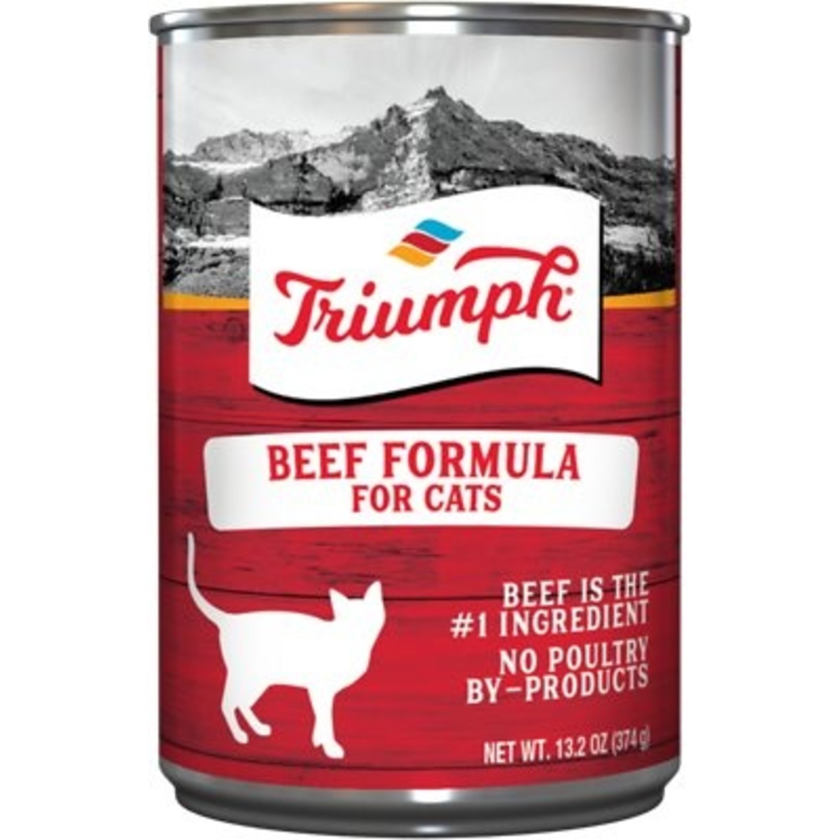 Triumph Triumph Wet Cat Food Beef Formula 13oz Can
