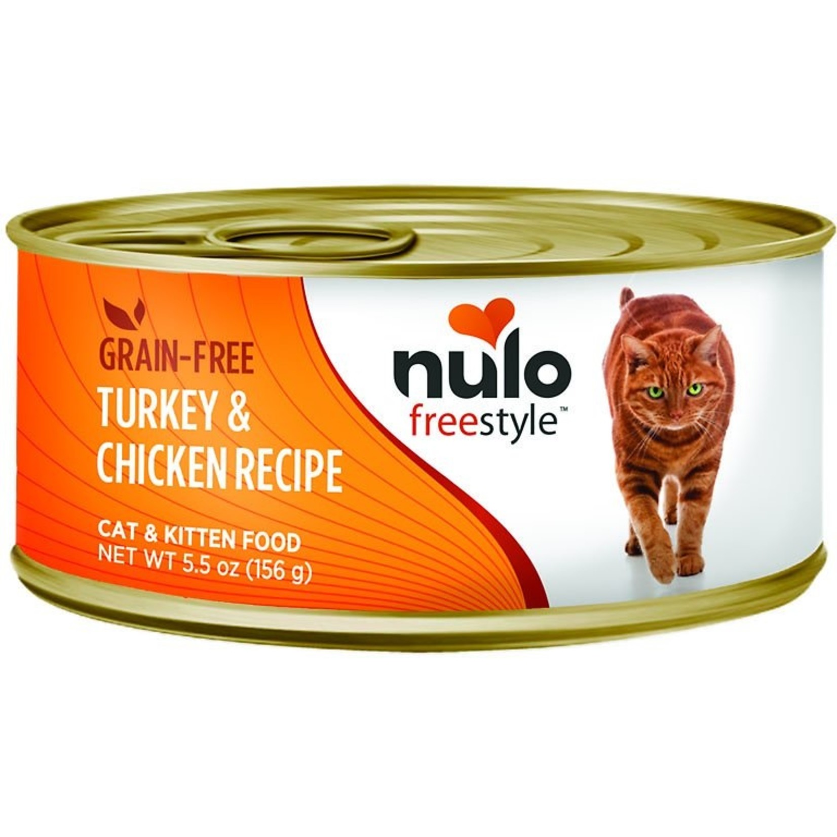 Nulo Nulo Freestyle Wet Cat Food Turkey & Chicken Recipe Pate 5.5oz Can Grain Free