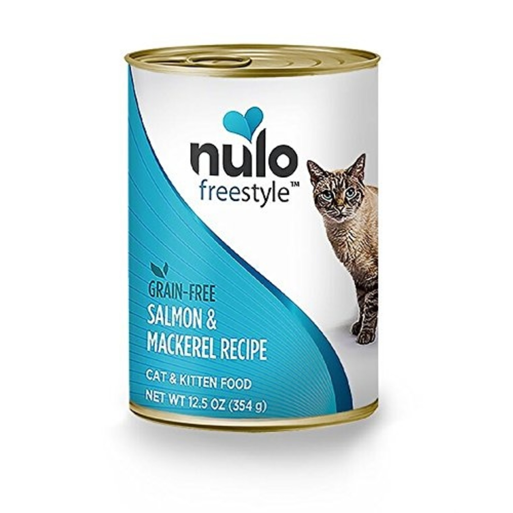 Nulo Nulo Freestyle Wet Cat Food Salmon & Mackerel Recipe Pate 12.5oz Can Grain Free