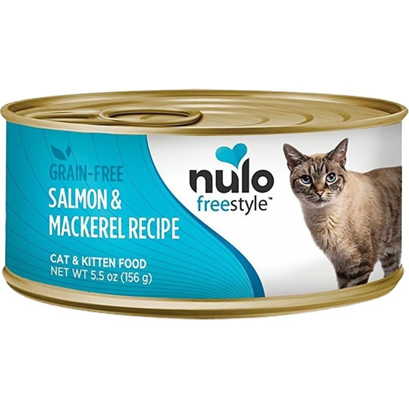 Nulo Nulo Freestyle Wet Cat Food Salmon & Mackerel Recipe Pate 5.5oz Can Grain Free