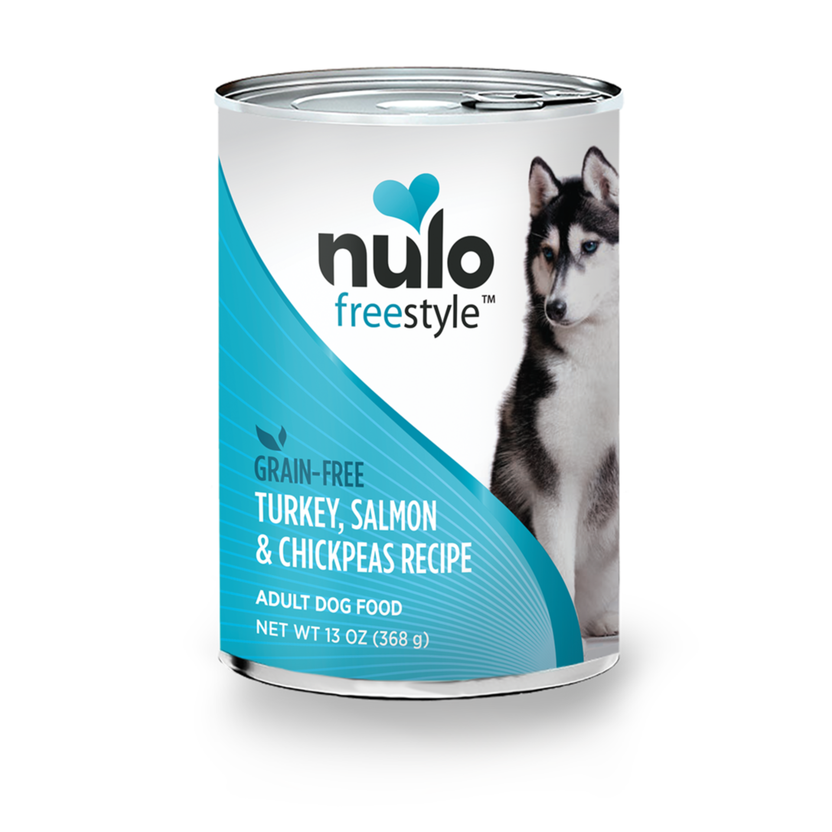 Nulo Nulo Freestyle Wet Dog Food Turkey, Salmon, & Chickpeas Recipe 13oz Can Grain Free