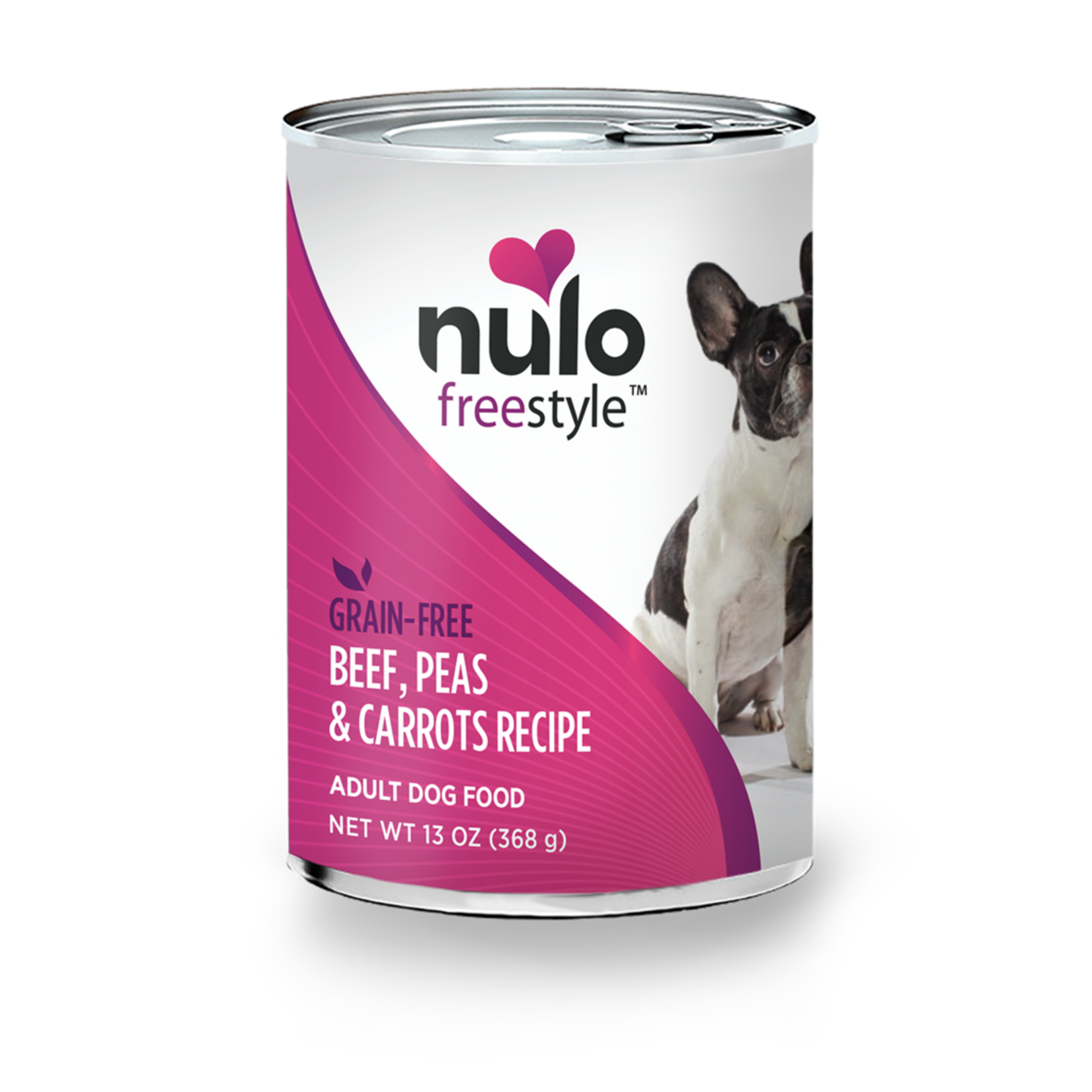 Nulo Nulo Freestyle Wet Dog Food Beef, Peas, & Carrots Recipe 13oz Can Grain Free