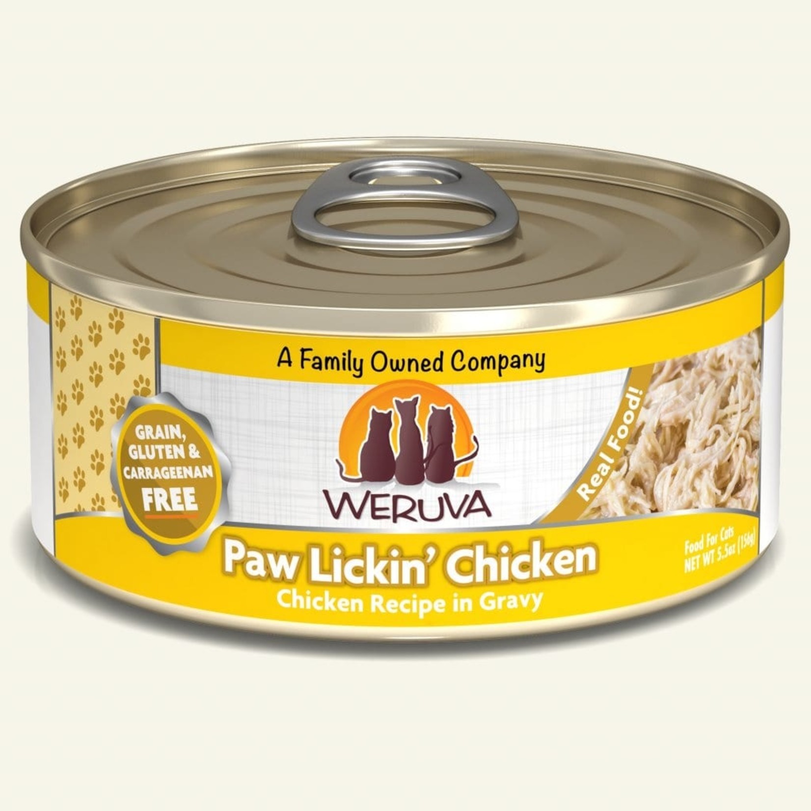 Weruva Weruva Classic Wet Cat Food Paw Lickin’ Chicken Chicken Recipe in Gravy 5.5oz Can