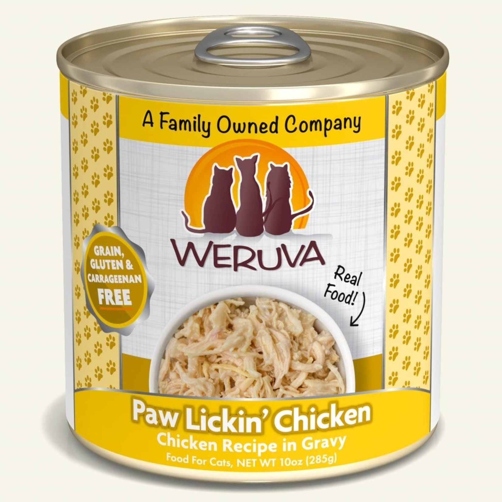 Weruva Weruva Classic Wet Cat Food Paw Lickin’ Chicken Chicken Recipe in Gravy 10oz Can