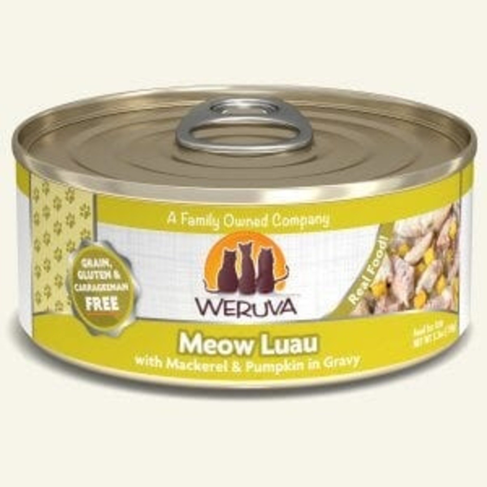 Weruva Weruva Classic Wet Cat Food Meow Luau with Mackerel & Pumpkin in Gravy 5.5oz Can