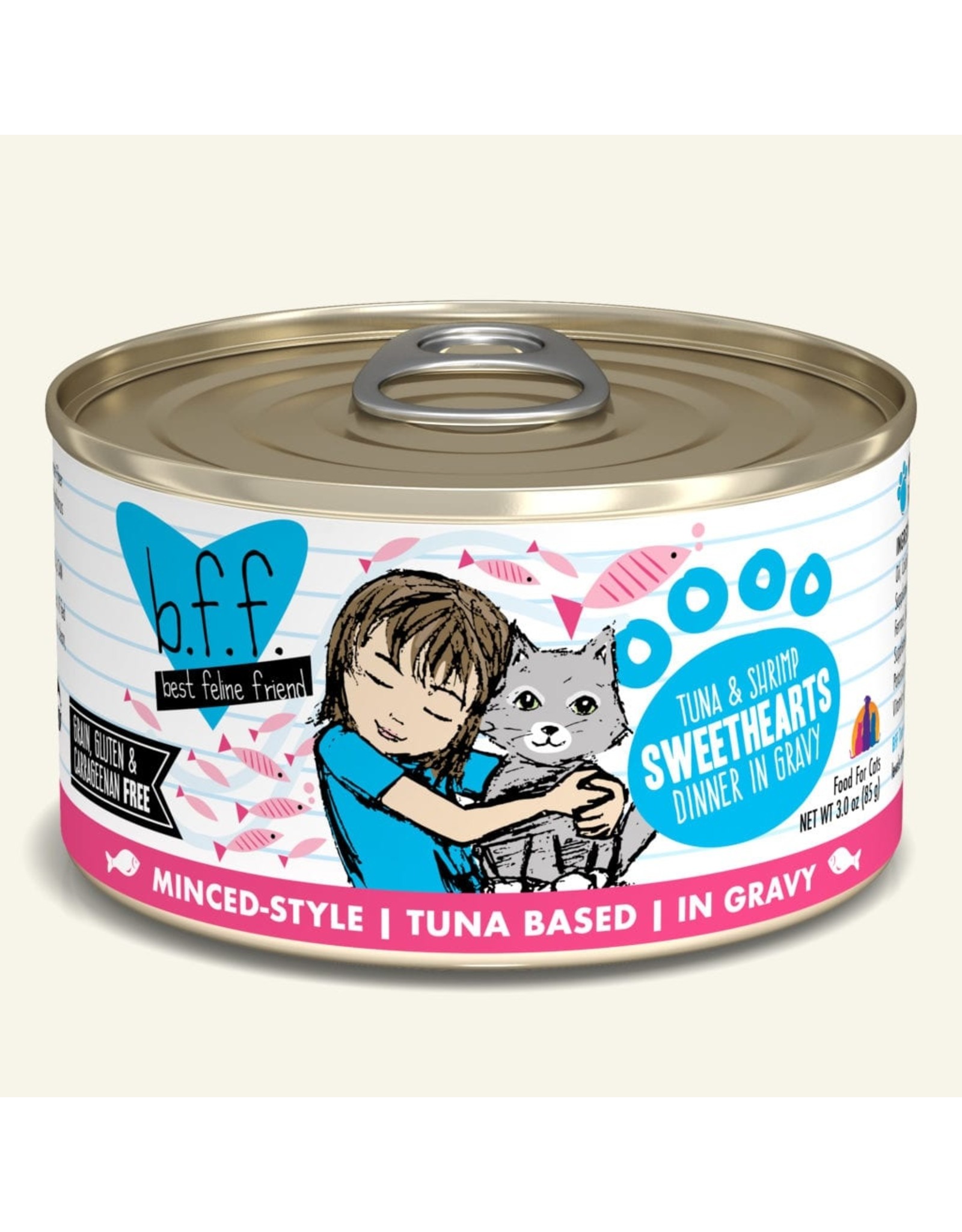 Weruva BFF Wet Cat Food Sweethearts 3oz Can Howl
