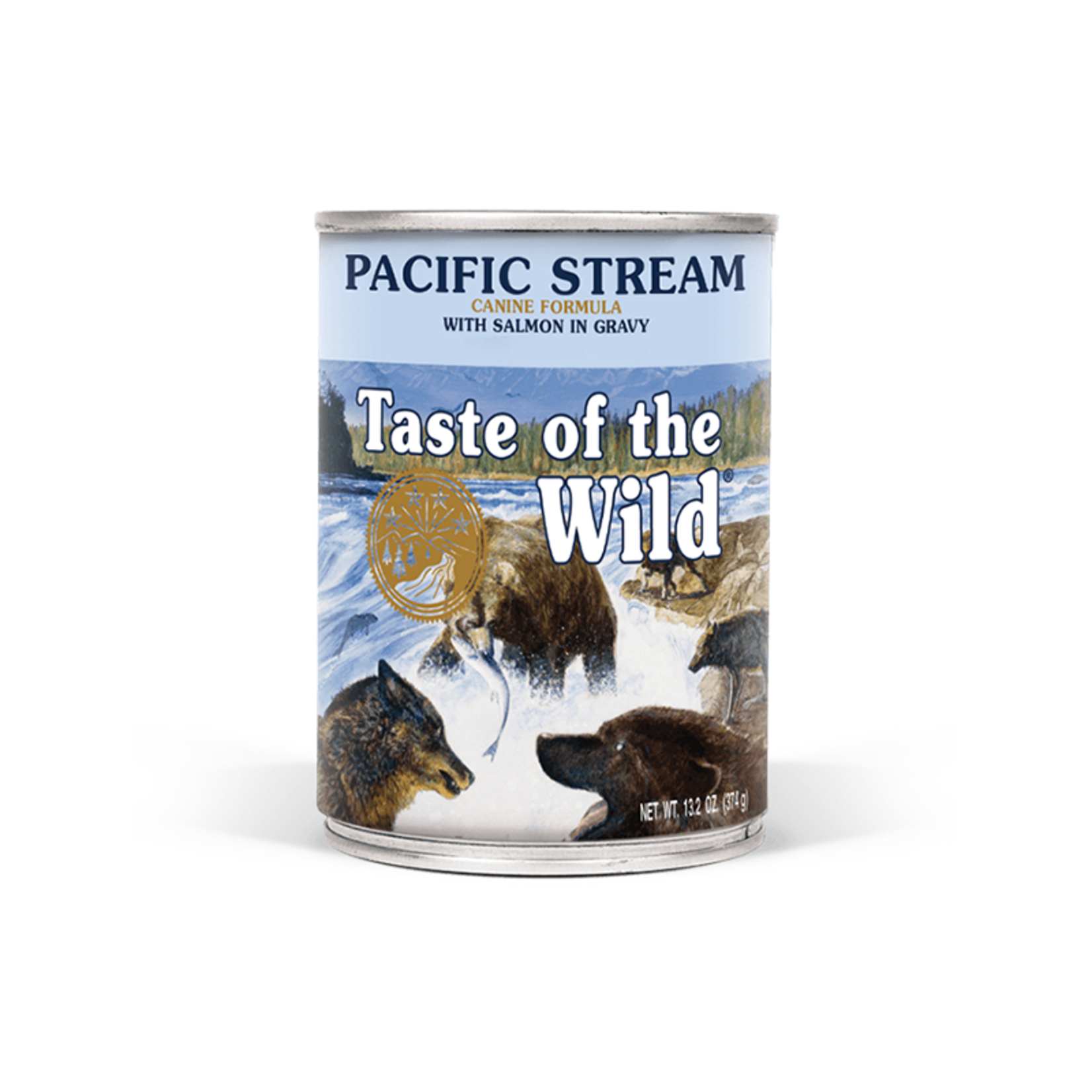 Taste of the Wild Taste of the Wild Wet Dog Food Pacific Stream Formula with Salmon in Gravy 13oz Can Grain Free