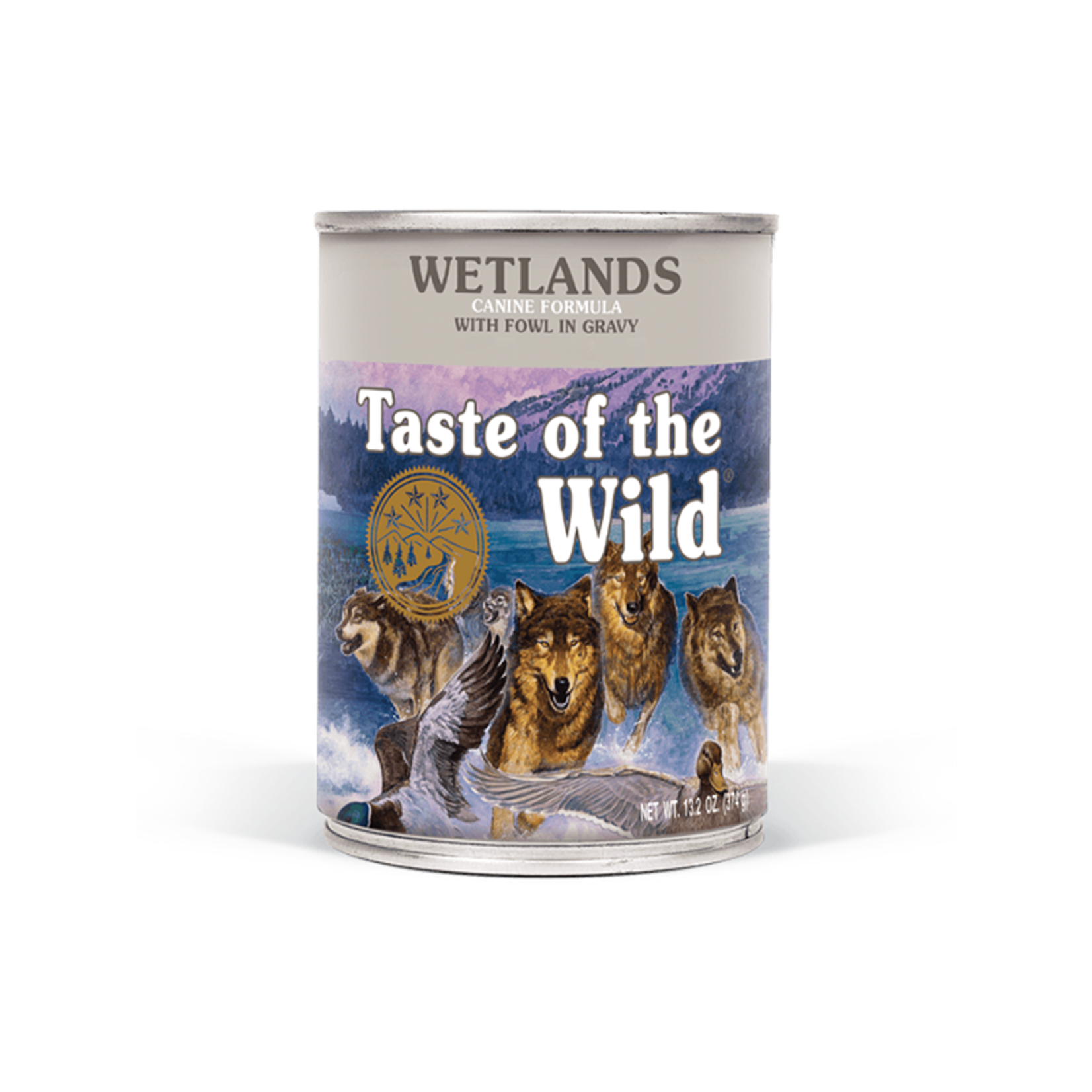 Taste of the Wild Taste of the Wild Wet Dog Food Wetlands Formula with Fowl in Gravy 13oz Can Grain Free