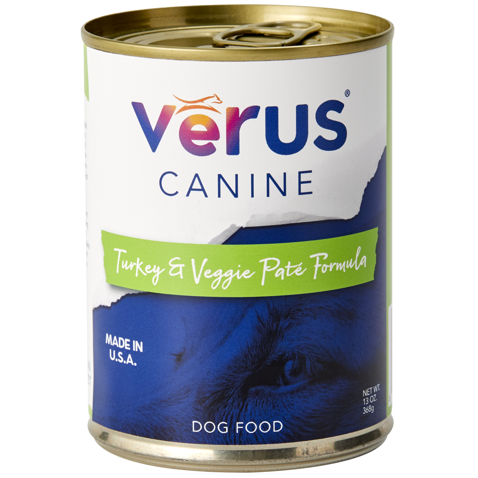 Verus Verus Wet Dog Food Turkey & Veggie Pate Formula 13oz Can Grain Inclusive