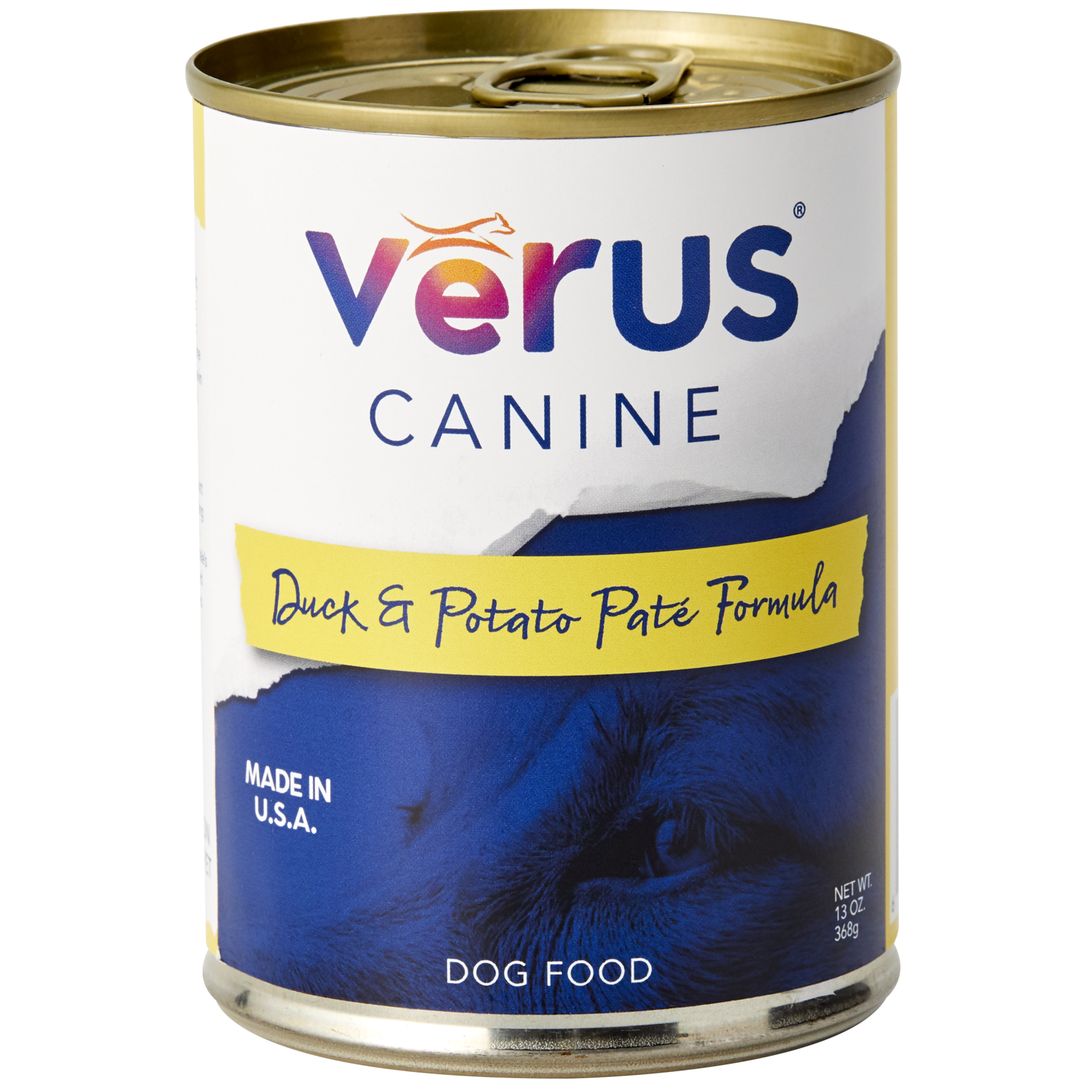 Verus Verus Wet Dog Food Duck & Potato Pate Formula 13oz Can Grain Inclusive