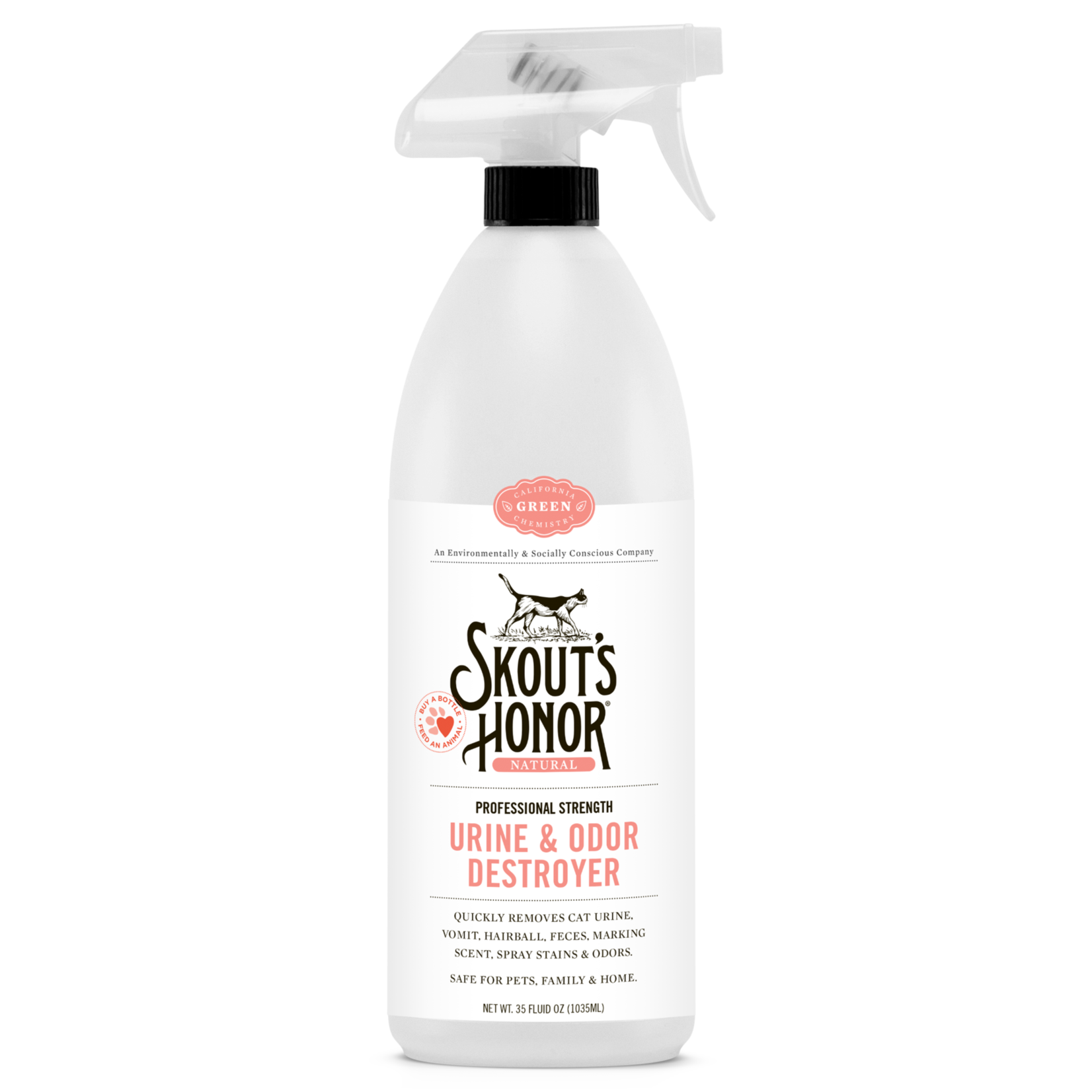 Skouts Honor Skout's Honor Cat Urine & Odor Destroyer 35oz Spray Bottle