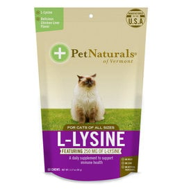 Pet Naturals of Vermont Pet Naturals Cat L-Lysine Chews 60ct