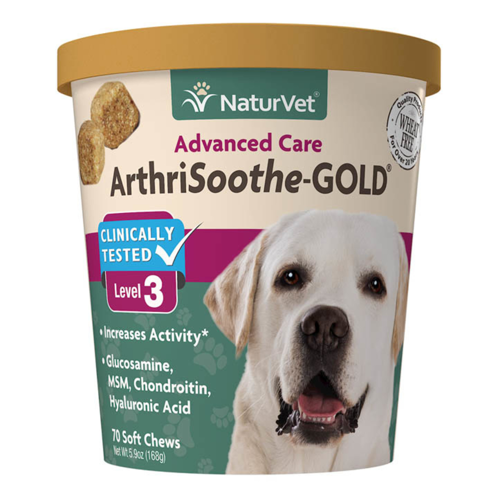 naturVet NaturVet ArthriSoothe Gold Advanced Care Level 3 Joint Health Soft Chews for Dogs and Cats - 70ct, 180ct