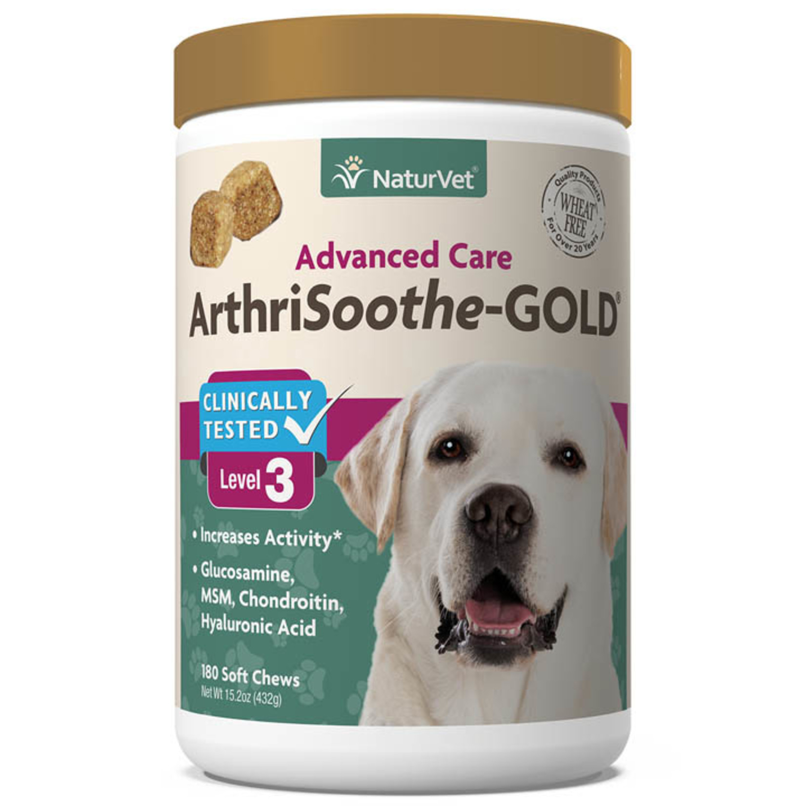 naturVet NaturVet ArthriSoothe Gold Advanced Care Level 3 Joint Health Soft Chews for Dogs and Cats - 70ct, 180ct