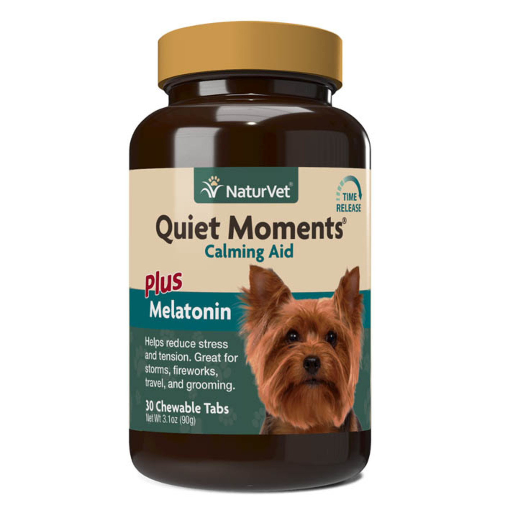 naturVet NaturVet Quiet Moments Calming Aid Chewable Tablets for Dogs 30ct