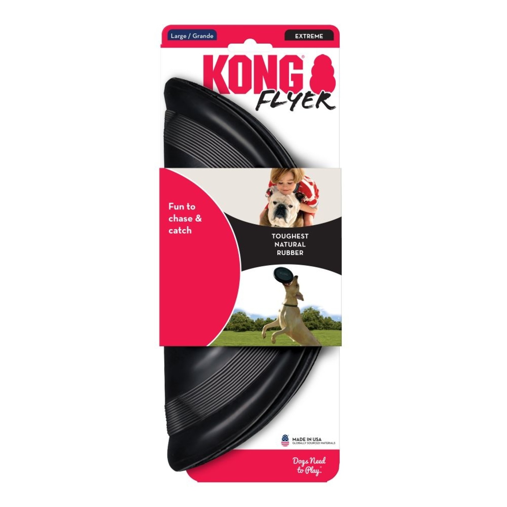 Kong Kong Extreme Flyer Flying Disc Dog Toy