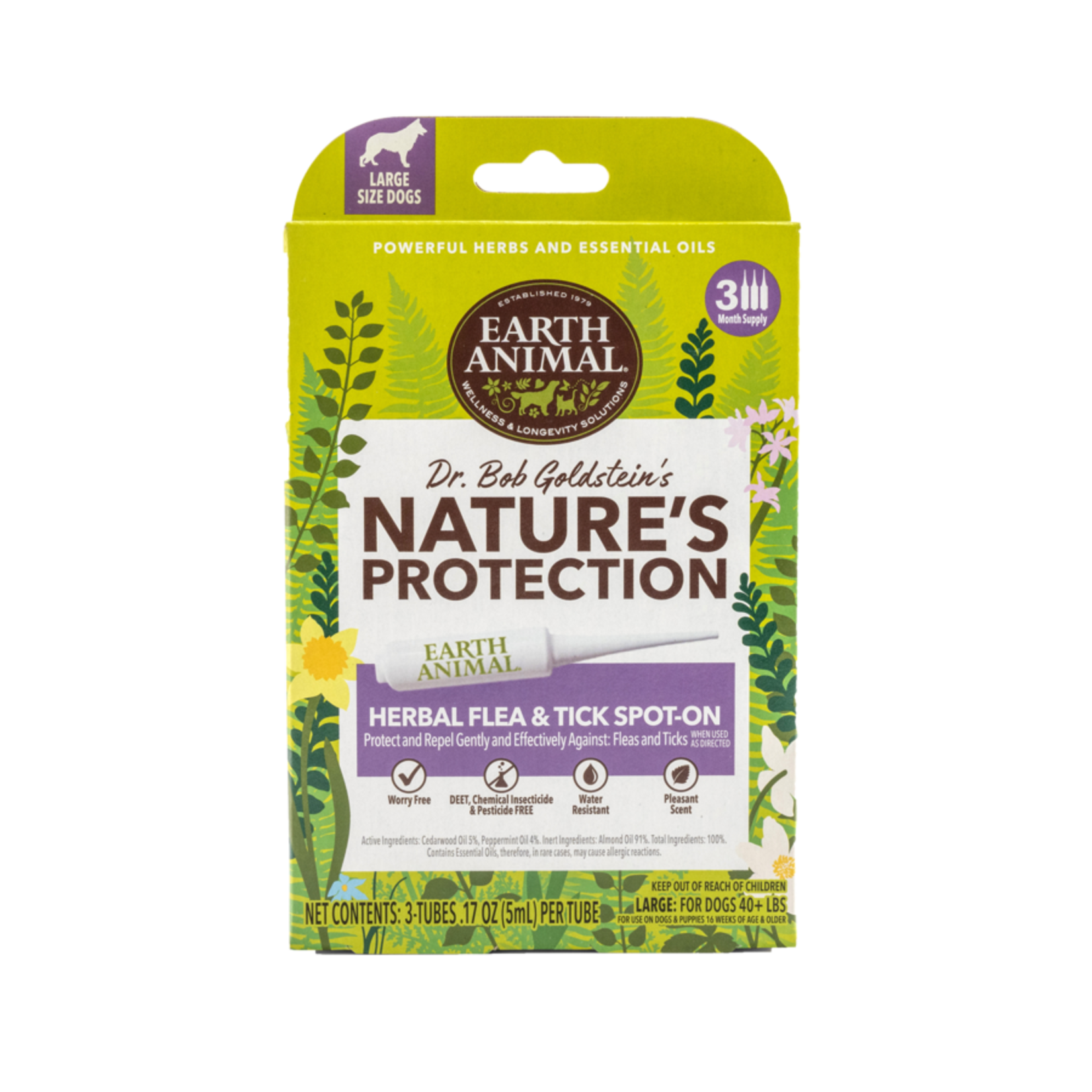 Earth Animal Earth Animal Nature's Protection Dog Herbal Spot-On Flea & Tick Prevention