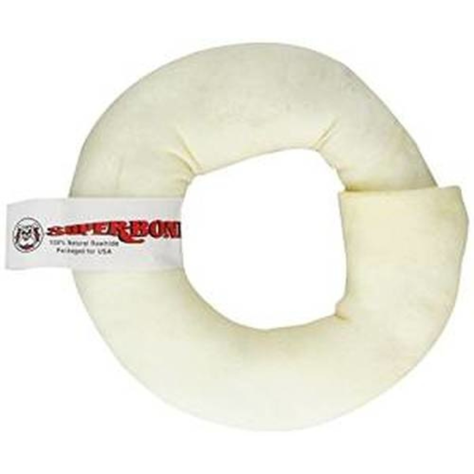Super Bone Super Bone Rawhide Donut Medium Dog Chew