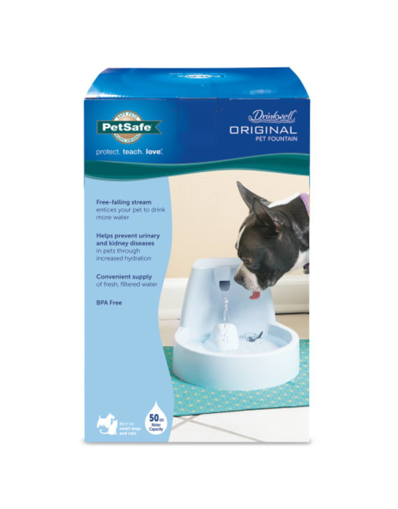 PetSafe Drinkwell Original Water Fountain 50oz Howl