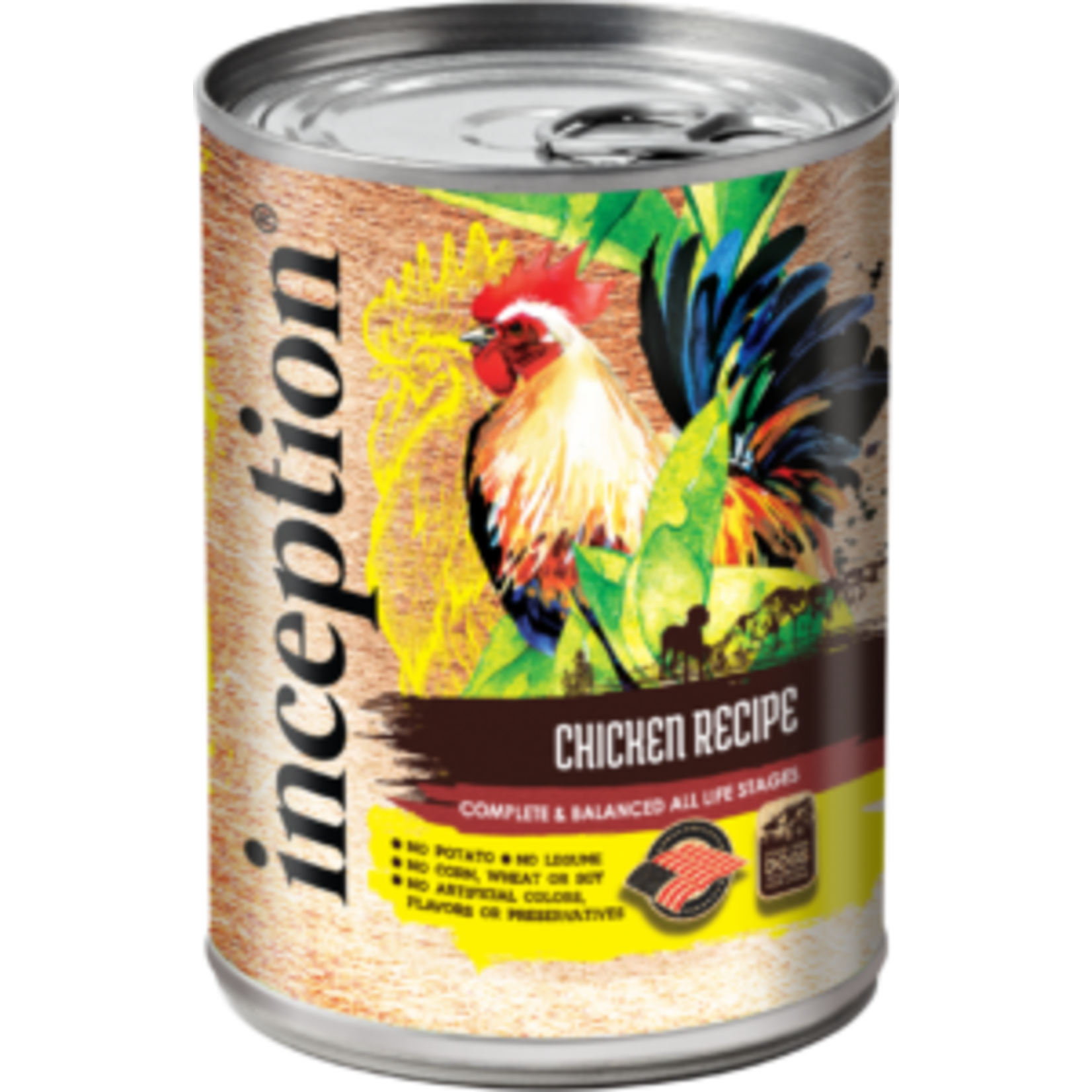 Inception Inception Wet Dog Food Chicken Recipe 13oz Can