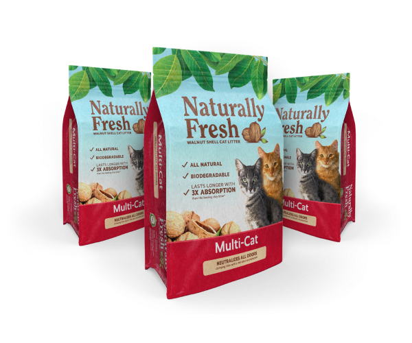 walnut shell cat litter