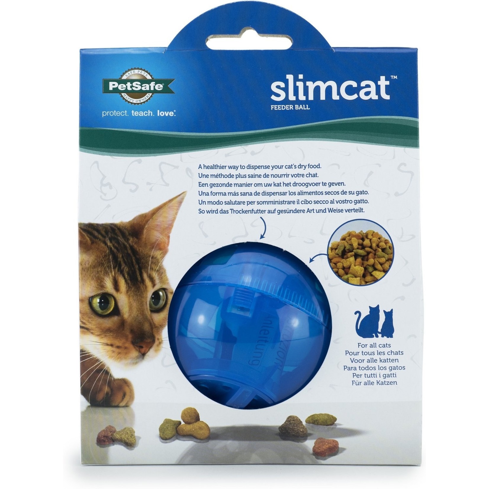 PetSafe PetSafe Slim Cat Treat and Kibble Feeding Ball Toy