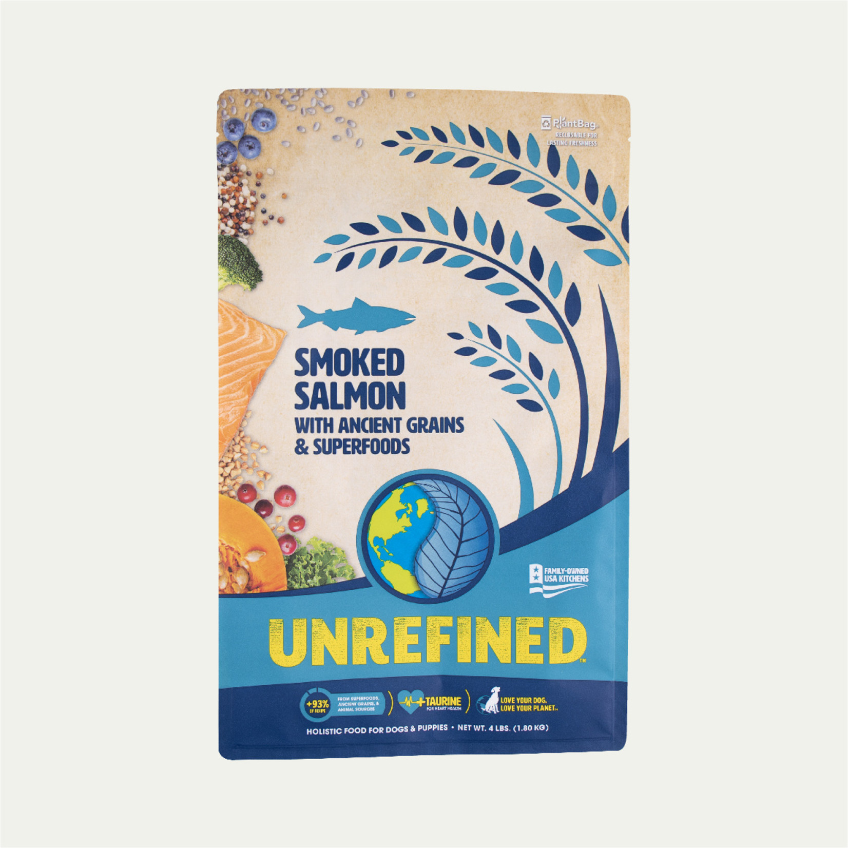 Earthborn Earthborn Holistic Dry Dog Food UNREFINED Smoked Salmon with Ancient Grains and Superfoods Grain Inclusive