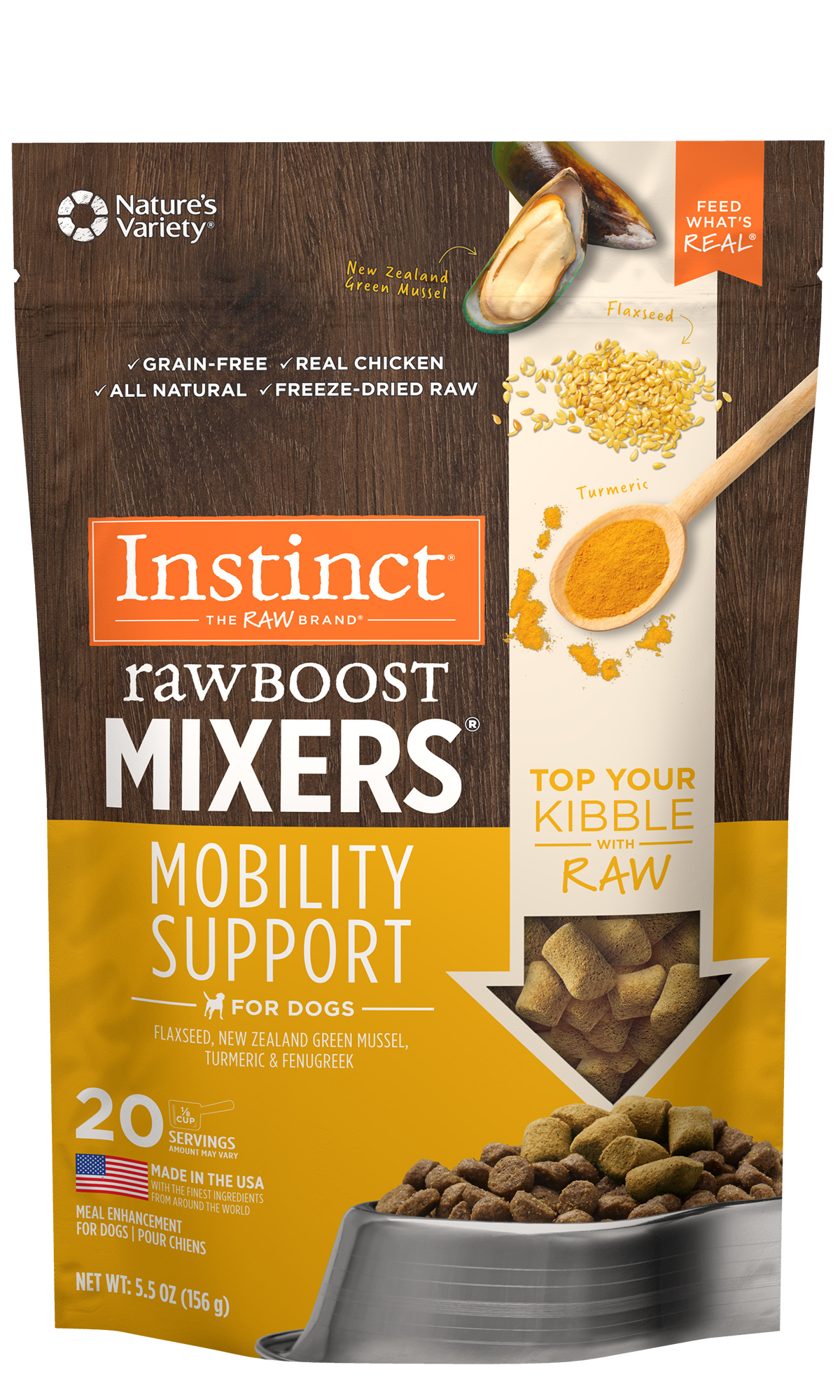 instinct raw boost senior