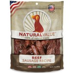 Loving Pets Natural Value Sausage Treats Beef 14oz
