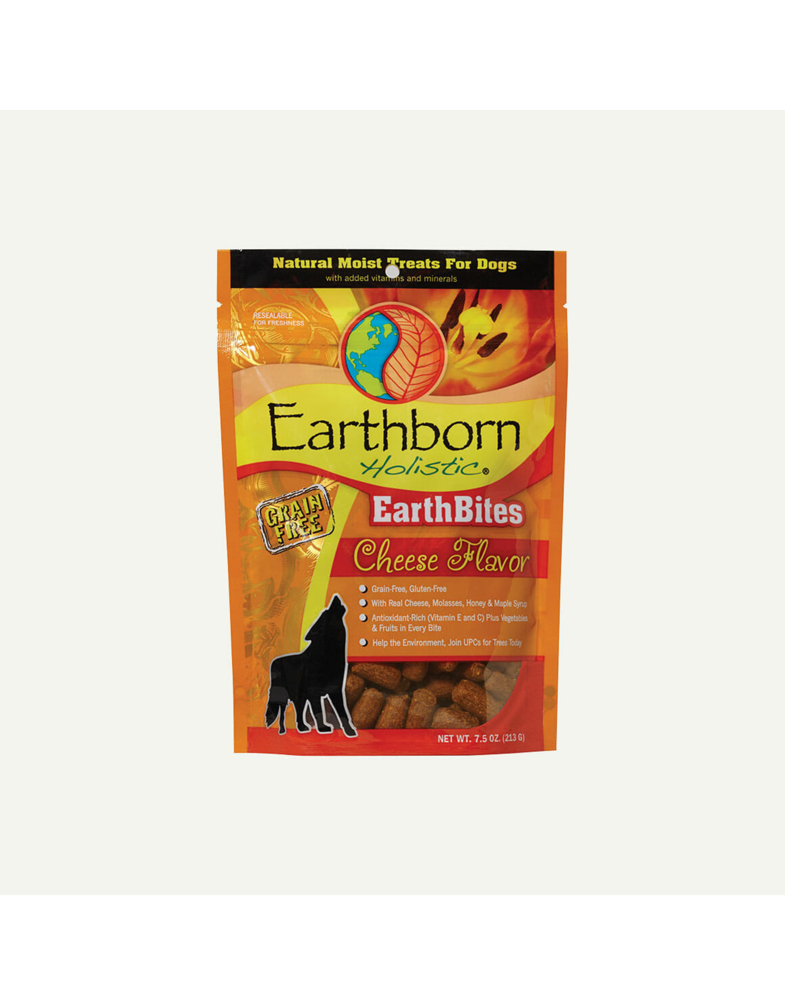 Earthborn Earthborn Earthbites Cheese Flavor Natural Soft Dog Treats 7.5oz Grain Free