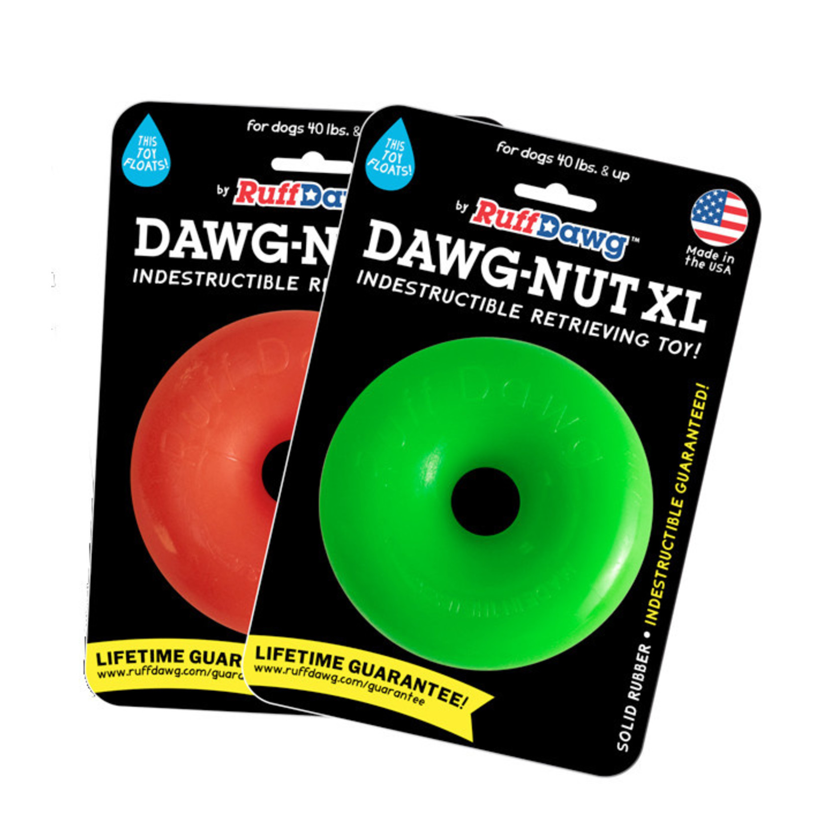 Ruff Dawg Ruff Dawg Dawg Nut XL Indestructable Rubber Donut Dog Toy
