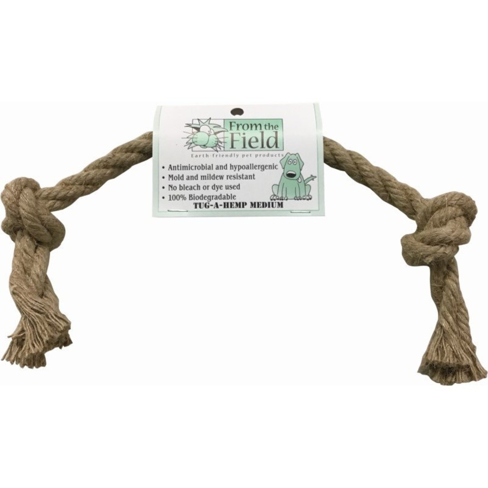 From the Field From the Field Tug-A-Hemp Natural Rope Dog Tug Toy