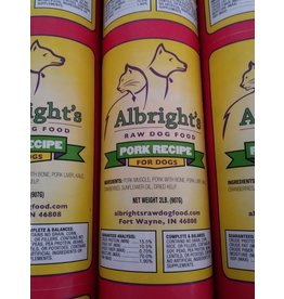 Albrights Albrights Frozen Raw Pork Chub 2lb